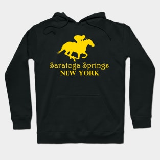 Saratoga Springs New York Horse Racing Hoodie